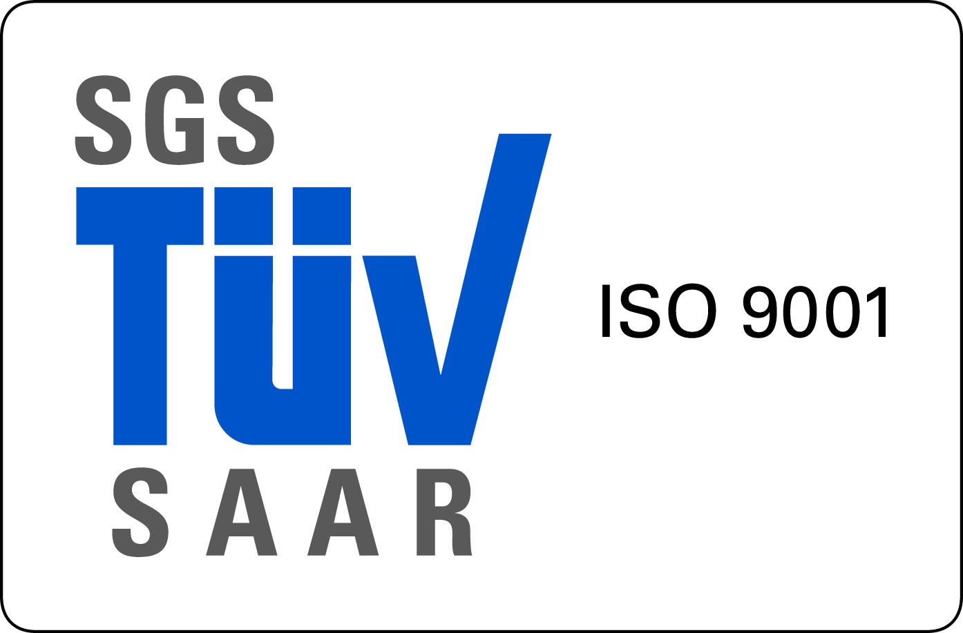 TUEV-SAAR-CERT-ISO9001